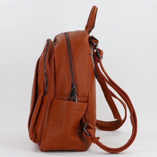 Rucsac dama piele ecologica cu buzunare laterale Maro MariaC BS434MC2307247 120