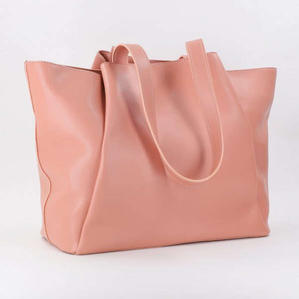 Set Geanta Shopper cu Portofel Piele Ecologica Roz (BS49SET2308202) 120