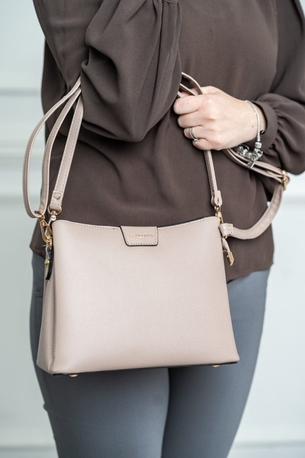 Geanta Casual Femei Din Piele Ecologica Taupe FloraCO BS3617R2307354 120