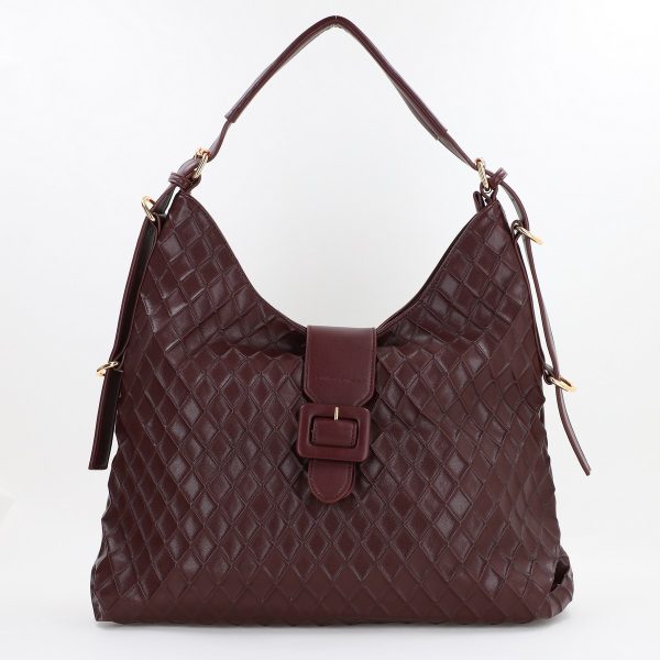 Geanta dama shopper piele ecologica visiniu David Jones BS7022DJ2309902 121