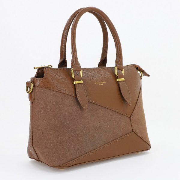 Geanta casual dama din piele ecologica maro un compartiment David Jones BS7001DJ23090026 119