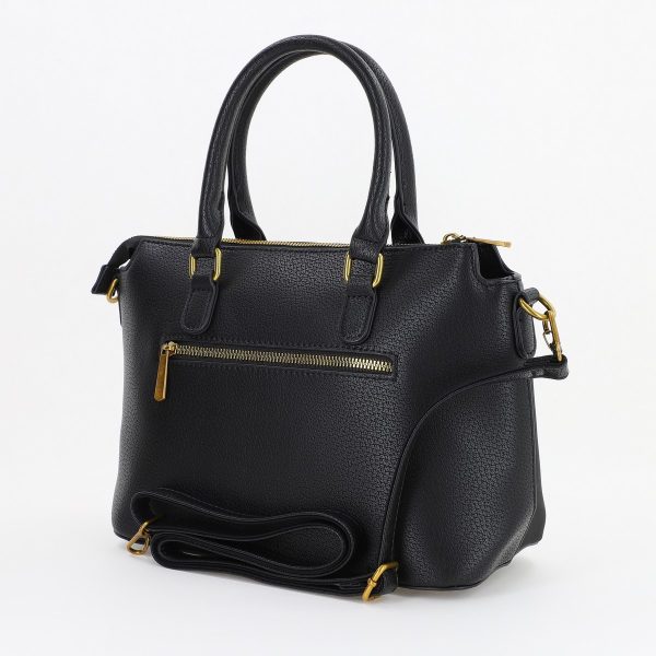 Geanta casual dama din piele ecologica negru un compartiment David Jones BS7001DJ23090028 121
