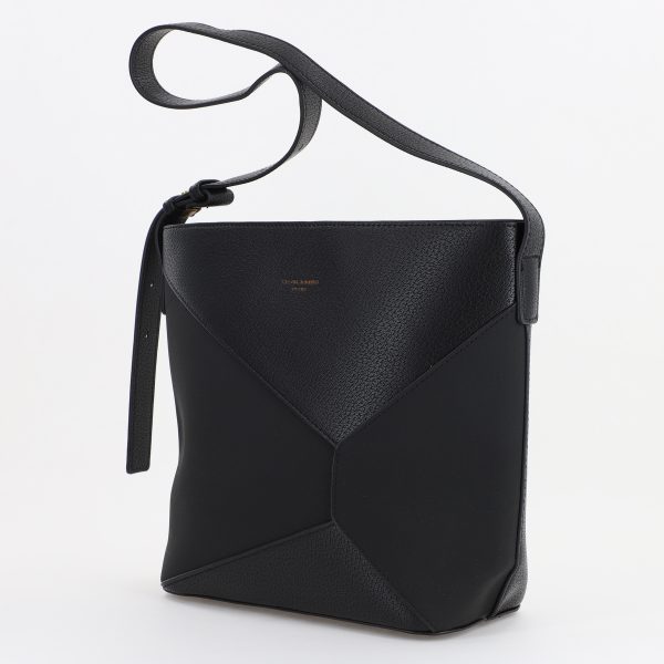 David Jones - Geanta casual femei tip postas din piele ecologica Neagra David Jones (BS7002DJ2309387)