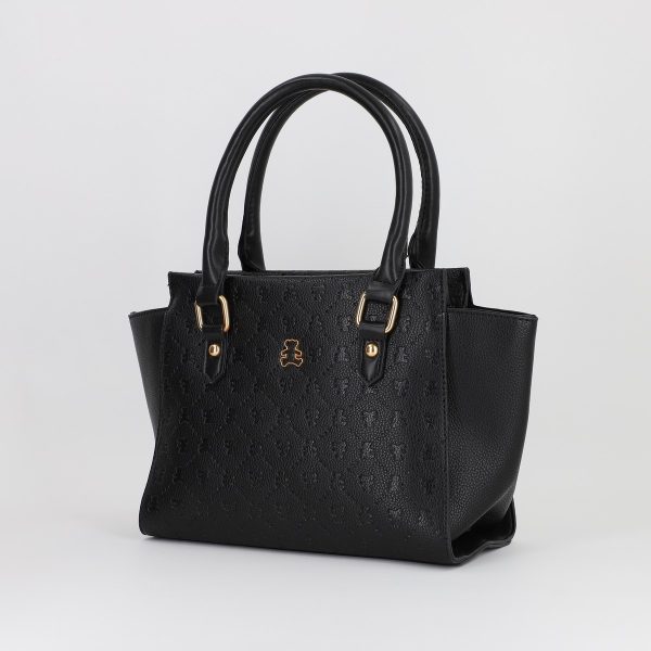 Geanta dama casual cu două compartimente negru Lulu Castagnette BS2319A2307365 122