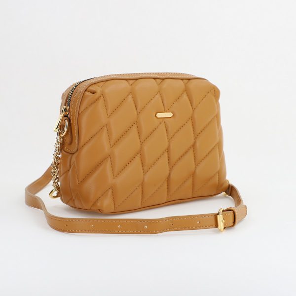 David Jones - Geanta dama casual de umar din piele ecologica maro David Jones BS6723CM2309039