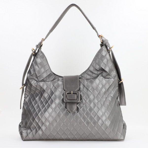 Geanta dama shopper piele ecologica argintiu David Jones BS7022DJ2309901 121