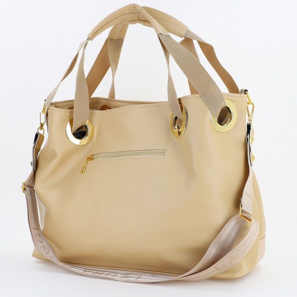Geanta Dama Shopper Piele Ecologica Crem Bretea de Umar Laura Biaggi BS281SH23090360 120
