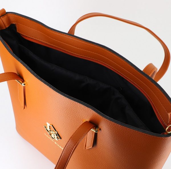 Geanta Dama Shopper Piele Ecologica Maro cu Bretea de Umar Laura Biaggi BS274JS2309372 121