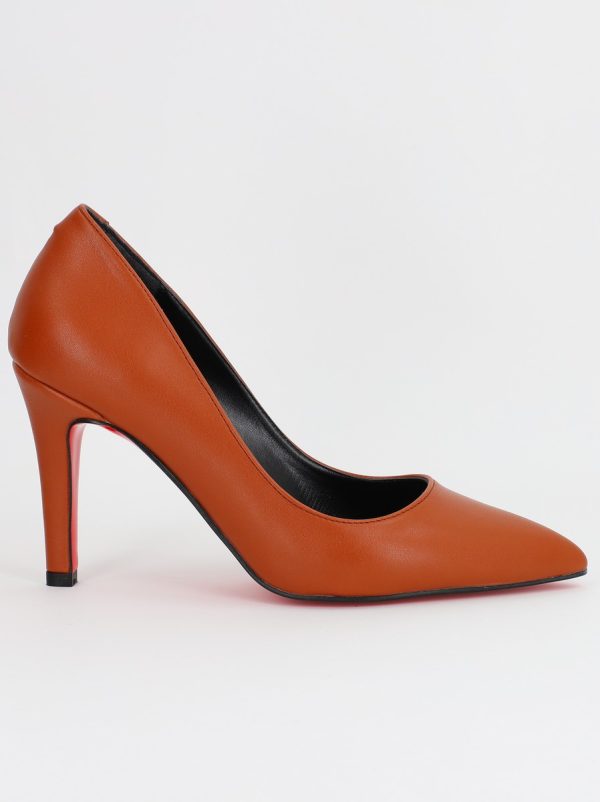 Pantofi Dama cu Toc subtire stiletto Maro Mat (BS799AY2309113) 120