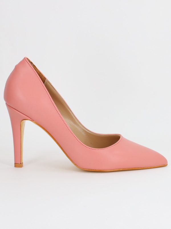 Pantofi Dama cu Toc subtire stiletto Roz Mat (BS799AY2309110) 122