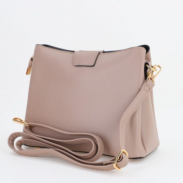 Geanta Casual Femei Din Piele Ecologica Taupe FloraCO BS3617R2307354 124