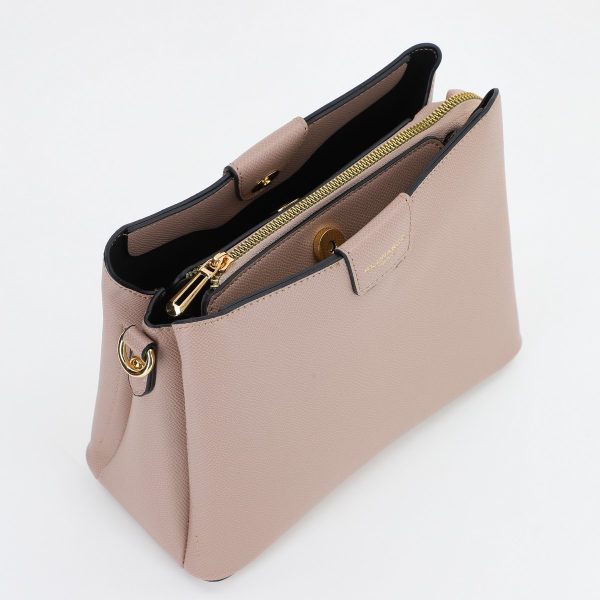 Geanta Casual Femei Din Piele Ecologica Taupe FloraCO BS3617R2307354 122