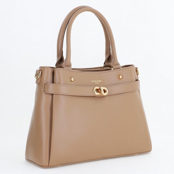 Poseta dama casual de mana din piele ecologica taupe David Jones (BS6711CM23090025) 120