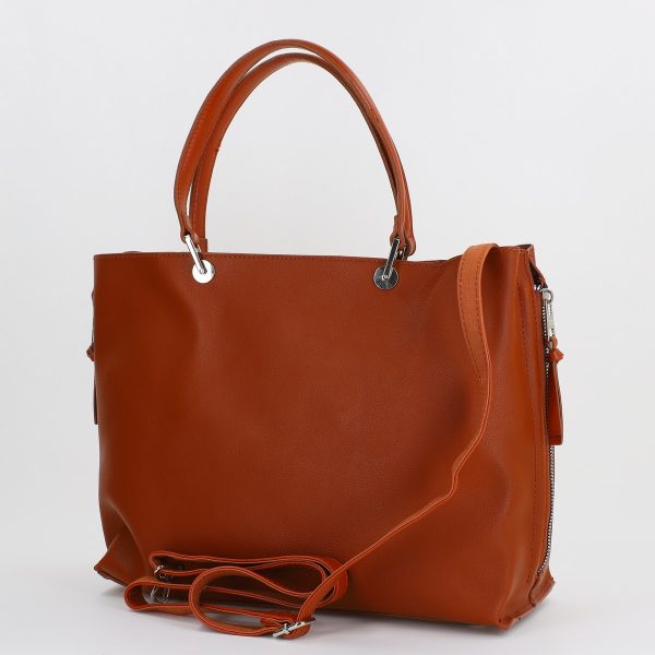 Poseta dama office de mana din piele ecologica maro David Jones BS6540DJ2309006 121