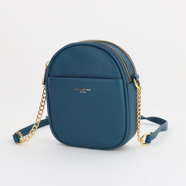 David Jones - Poseta femei casual de umar din piele ecologica albastru David Jones BS7000DJ2309916