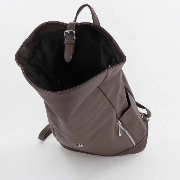 Rucsac Dama din Piele Ecologica Taupe FloraCO BS6913H2307357 122