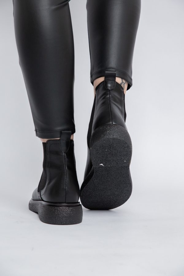 Ghete Damă cu elastic Piele Ecologică culoare Negru (BS1032BT2312038) 125
