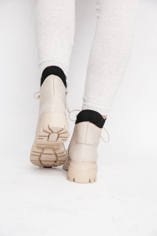 Ghete Damă piele ecologică Bej (BS597yBT2312041) 125