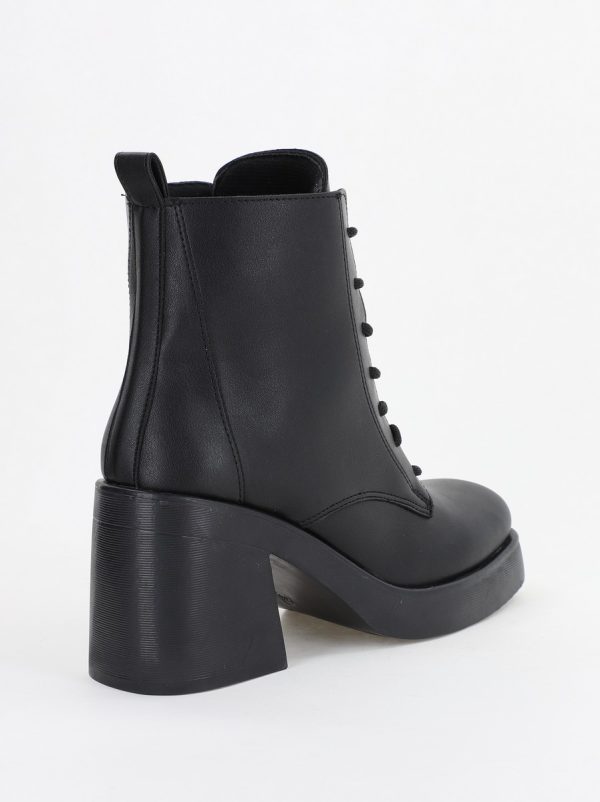 Botine Damă cu Fermoar Piele Ecologică Negre (BS9028BT2310254) 121