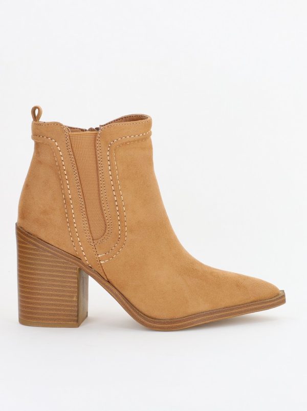 Botine damă din piele ecologică întoarsă Maro(BS2606BO2310078) 120