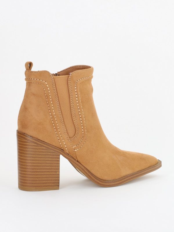 Botine damă din piele ecologică întoarsă Maro(BS2606BO2310078) 121