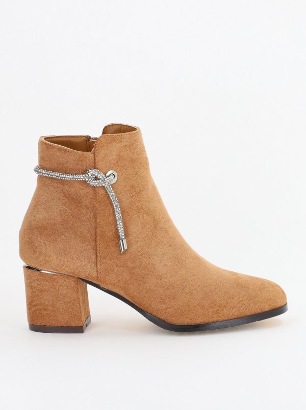Botine damă din piele ecologică întoarsă Maro (BS2608BO2310074) 119