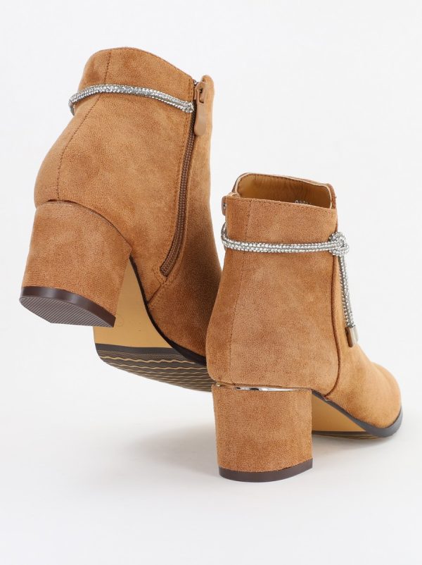 Botine damă din piele ecologică întoarsă Maro (BS2608BO2310074) 121
