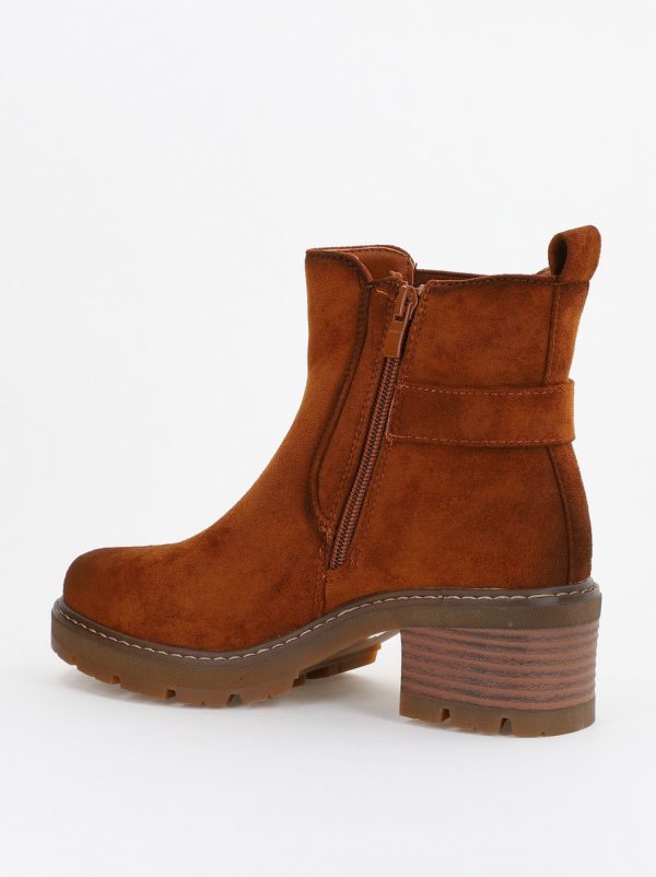 Botine damă din piele ecologică întoarsă Maro (BS2611BO2310093) 124