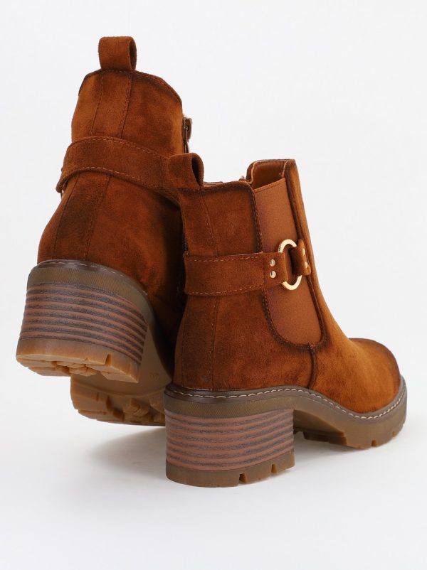 Botine damă din piele ecologică întoarsă Maro (BS2611BO2310093) 126