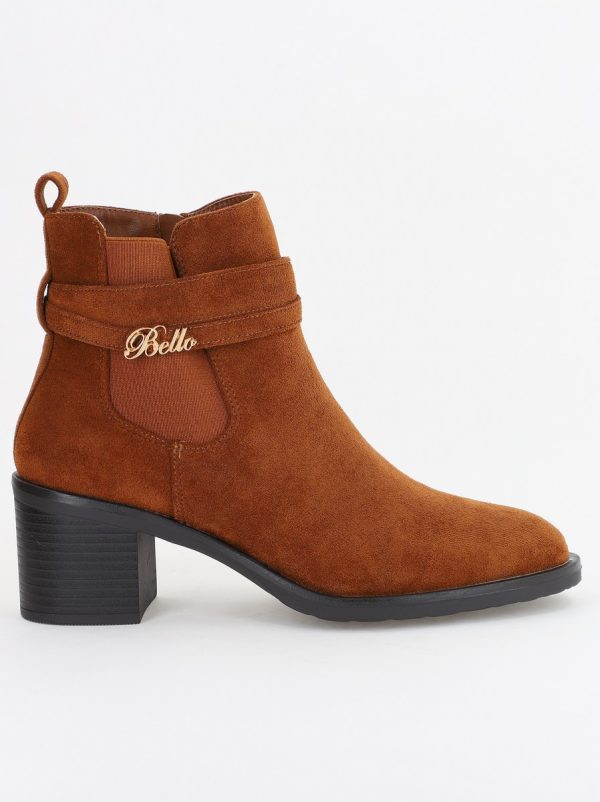 Botine damă din piele ecologică întoarsă Maro (BS2617BO2310086) 120