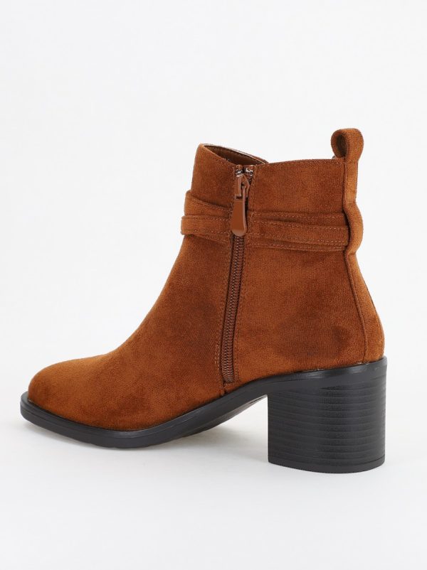 Botine damă din piele ecologică întoarsă Maro (BS2617BO2310086) 122