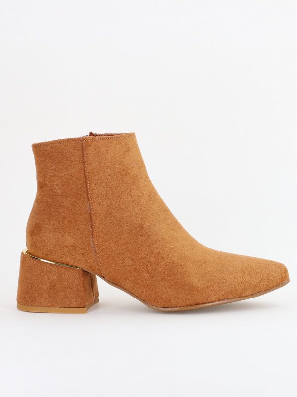 Botine damă din piele ecologică întoarsă Maro (BS850BT2311311) 120