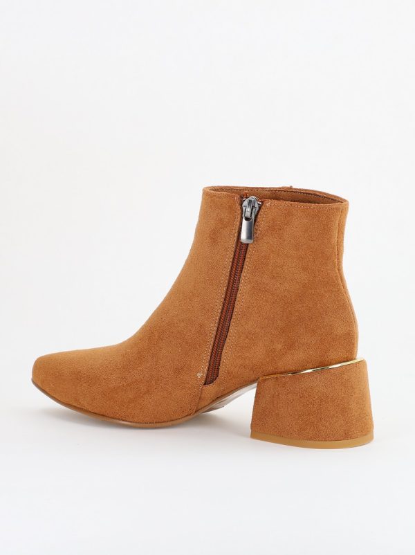 Botine damă din piele ecologică întoarsă Maro (BS850BT2311311) 122