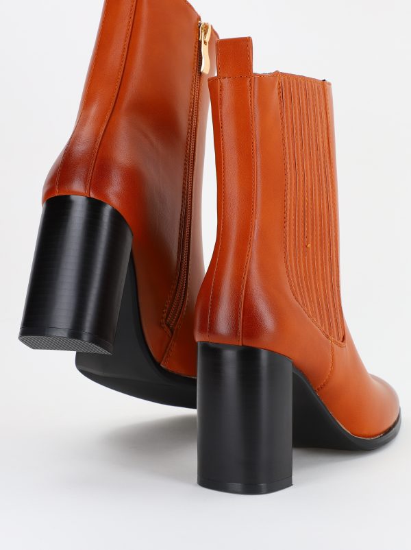 Botine damă din piele ecologică Maro (BS52030BO2310206) 122