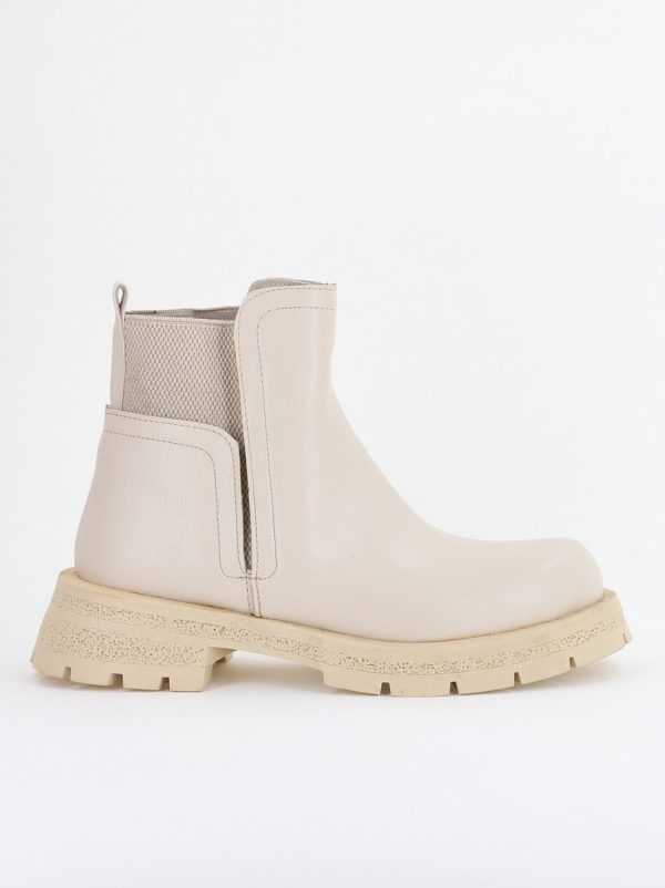 Ghete Damă cu elastic Piele Ecologică culoare bej (BS203BT23111295) 119