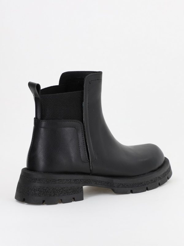 Ghete Damă cu elastic Piele Ecologică culoare Negru (BS203BT2310252) 121