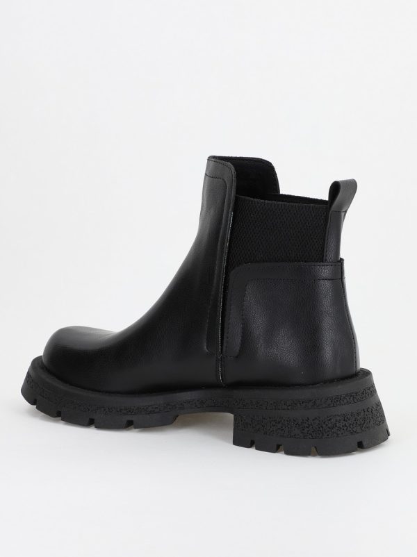 Ghete Damă cu elastic Piele Ecologică culoare Negru (BS203BT2310252) 122