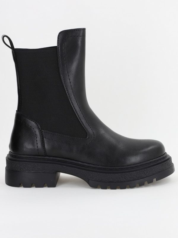 Ghete Damă cu elastic Piele Ecologică culoare Negru (BS7020BT231065) 120