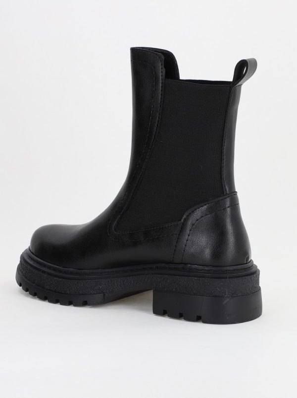 Ghete Damă cu elastic Piele Ecologică culoare Negru (BS7020BT231065) 121