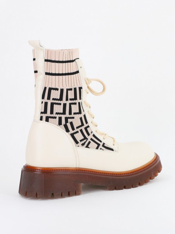 Ghete Damă cu Talpa Groasa Piele Ecologica Bej (BS313BO2310117) 120