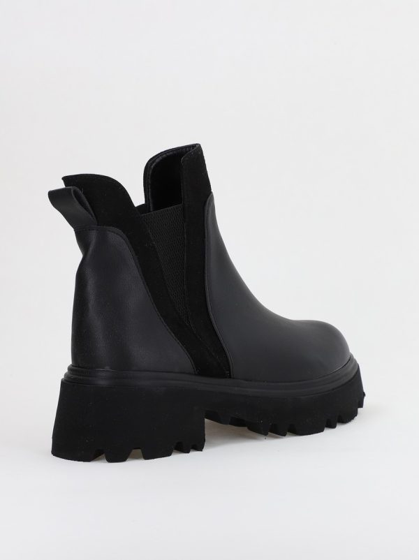 Ghete damă din piele ecologică elastic Negre (BS7006BT2311296) 121