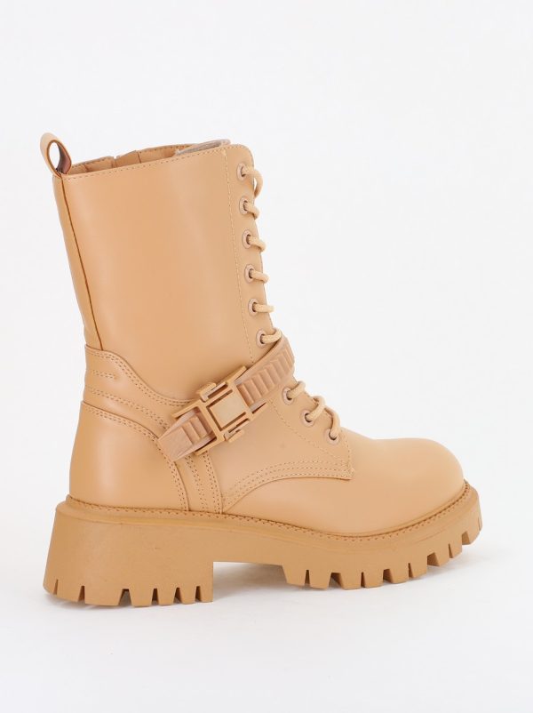 Ghete Femei cu Talpa Groasa Piele Ecologica Bej (BS3028B2310129) 122