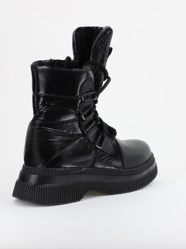 Ghete Femei cu Talpa Groasa Piele Ecologica Negru (BS100BT2311299) 121