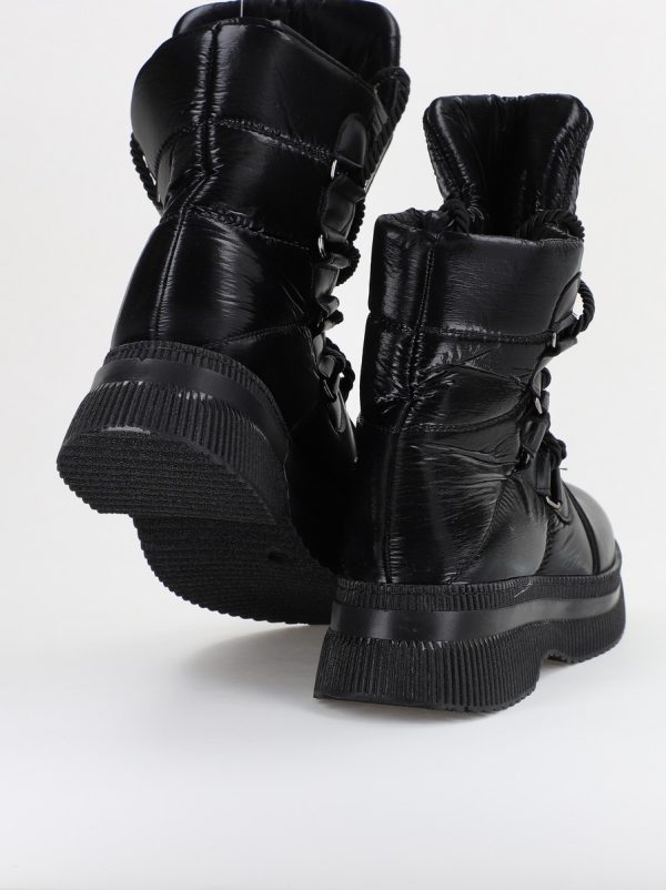 Ghete Femei cu Talpa Groasa Piele Ecologica Negru (BS100BT2311299) 123