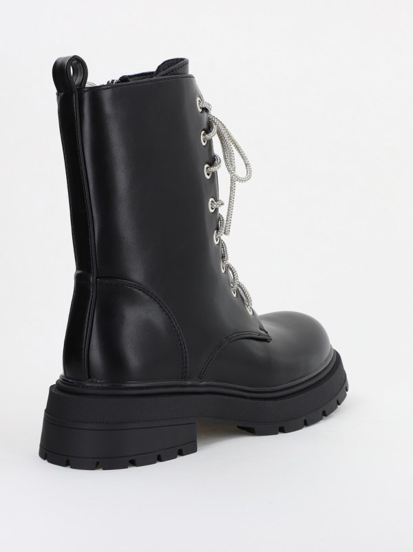 Ghete Femei cu Talpa Groasa Piele Ecologica Negru (BS52061BO2310217) 120