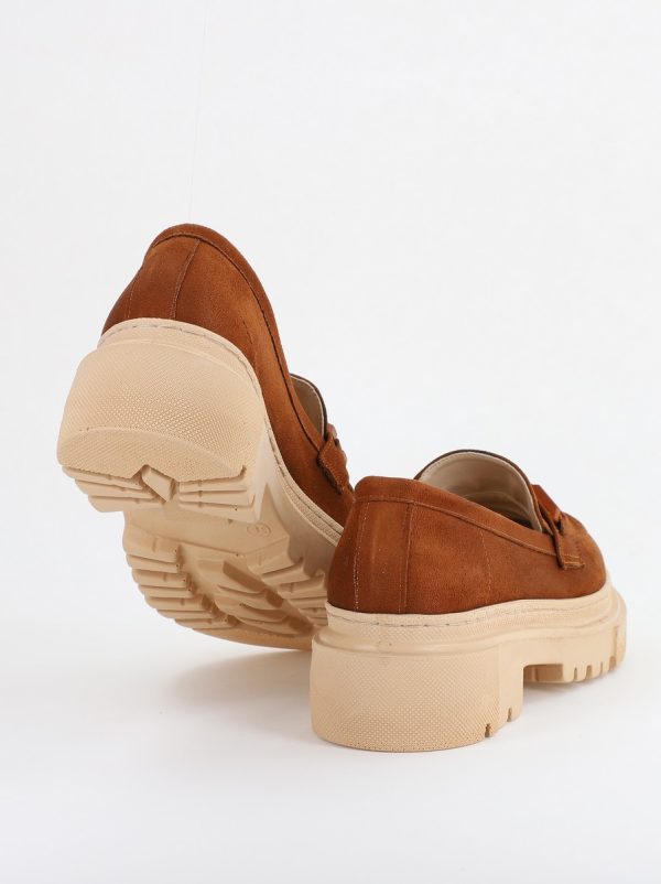 Pantof Dama tapla groasa piele eco intoarsă Maro BS201AY2311323 122