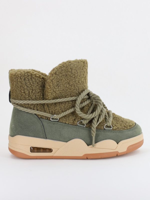 Pantofi sport dama inalti cu blanita Kaki (BS103Q2310134) 120