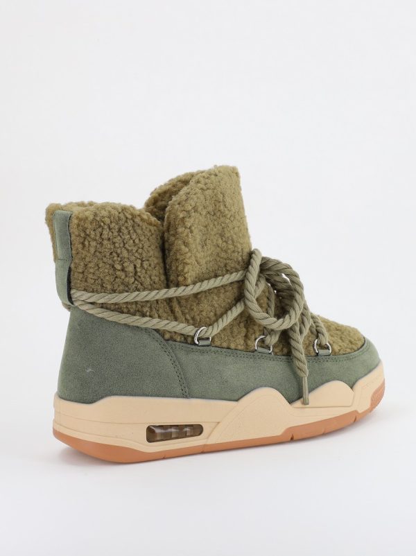 Pantofi sport dama inalti cu blanita Kaki (BS103Q2310134) 122