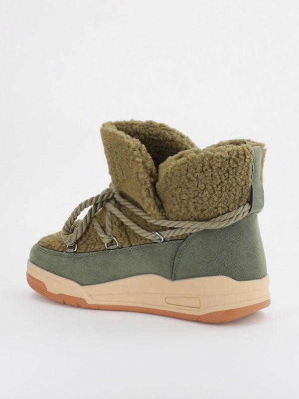Pantofi sport dama inalti cu blanita Kaki (BS103Q2310134) 124