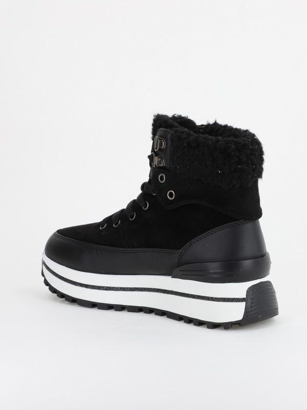 Pantofi sport dama inalti cu blanita Negri(BS101Q2310142) 122